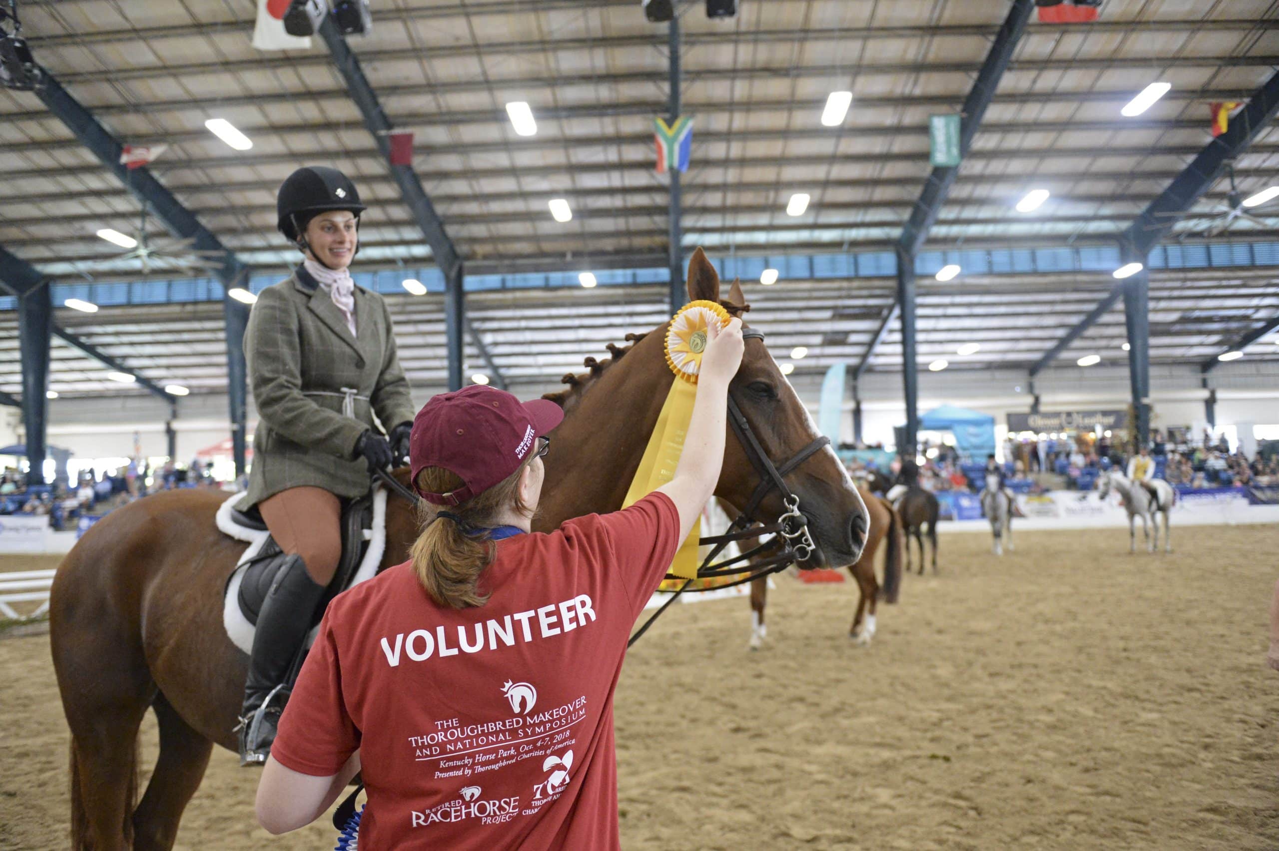 Featured image for “Volunteer Shifts Now Available For 2025 Thoroughbred Makeover”